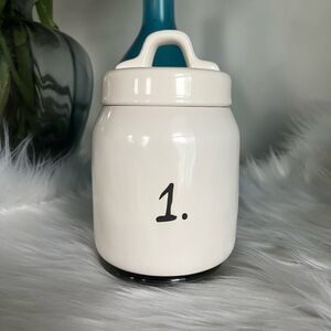 Rae Dunn Number 1 Canister OG HTF